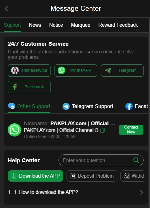 Pak play APK