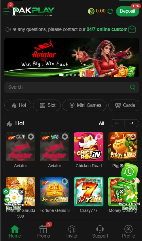 Pak play App