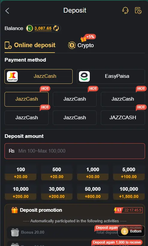 M999 Deposit
