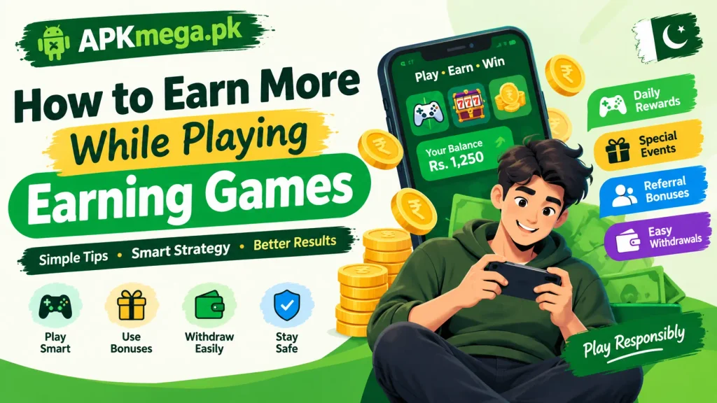How to Earn More While Playing Earning Games in Pakistan